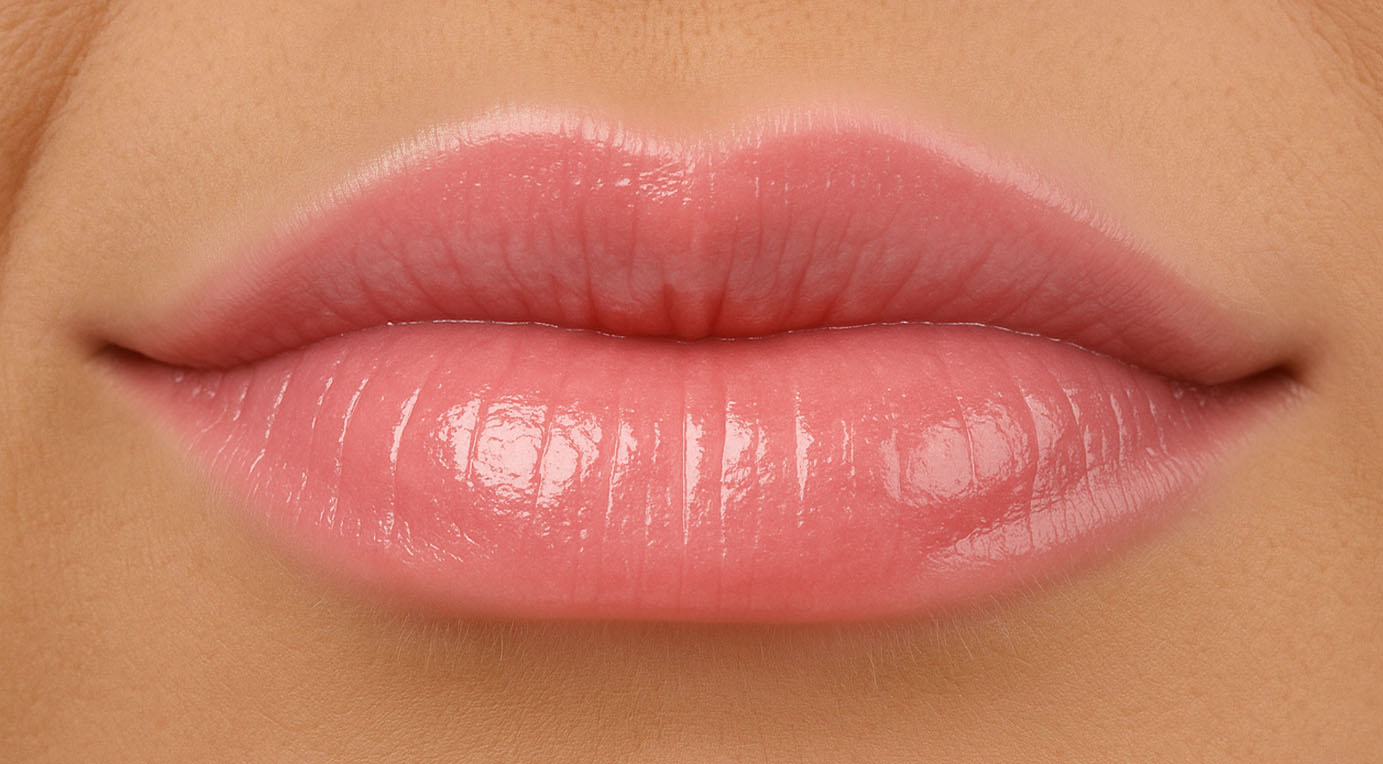 Lippen met Lipgloss Be Mine