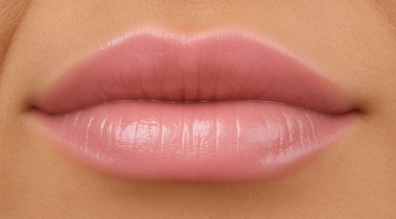 Lippen met Lipgloss Lovely