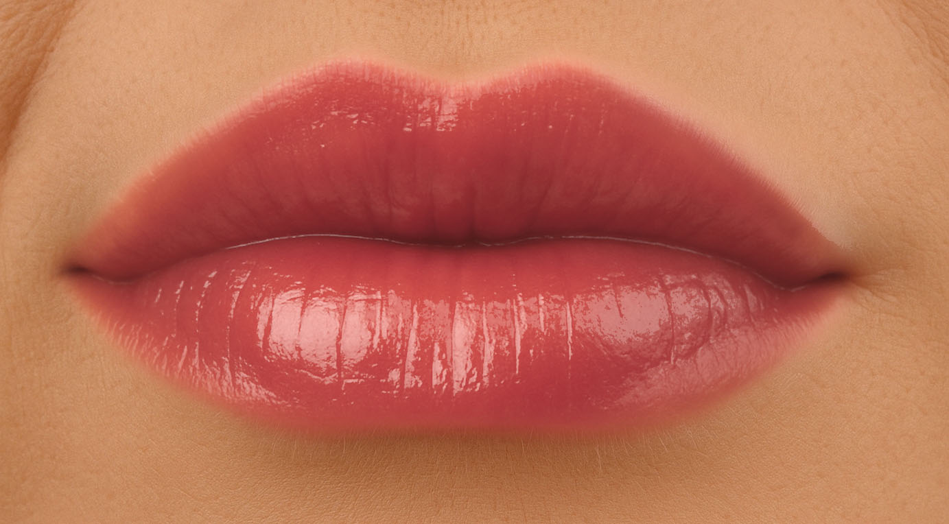 Lippen met Lipgloss Sensual