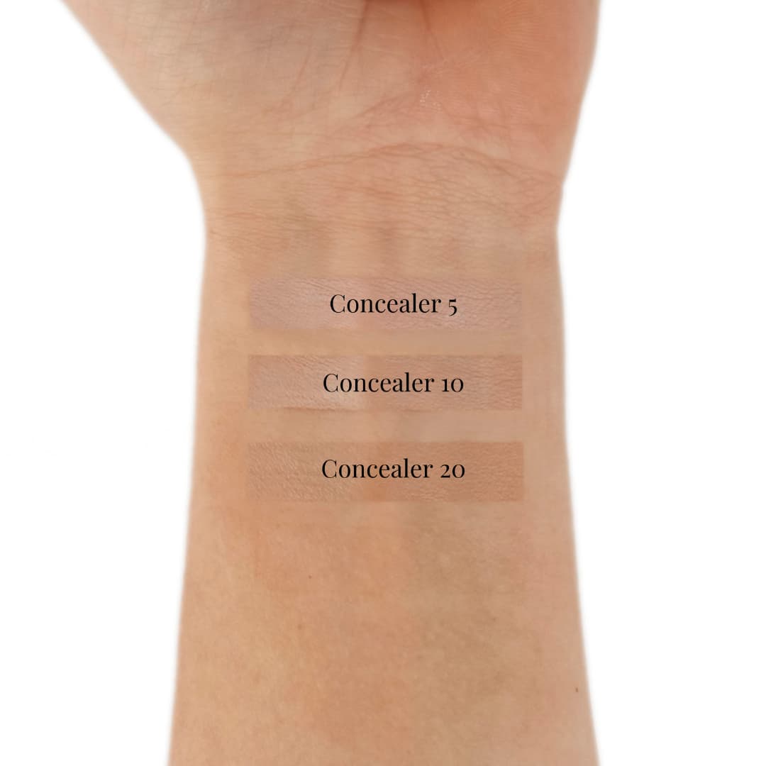 Swatches-CreamConcealer-Concealer5-Concealer10-Concealer20