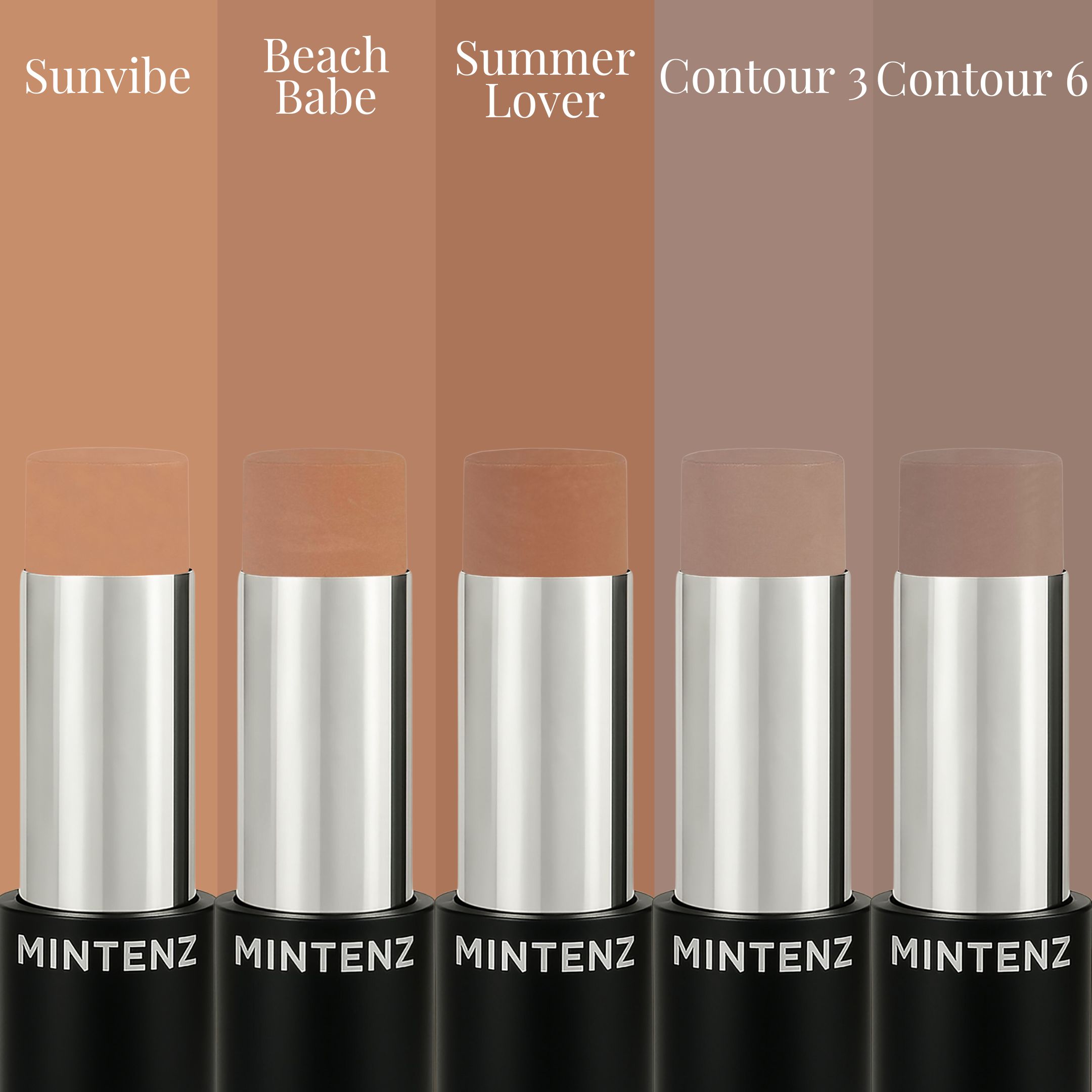 Overzicht Bronzer Sticks & Contour Sticks