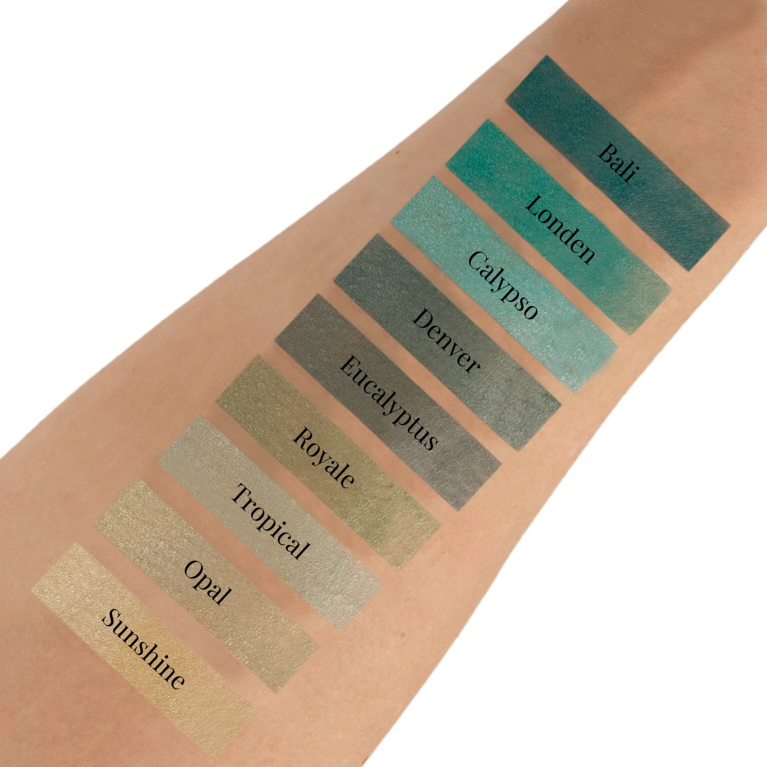 Swatches-Bali-Londen-Calypso-Denver-Eucalyptus-Royale-Tropical-Opal-Sunshine