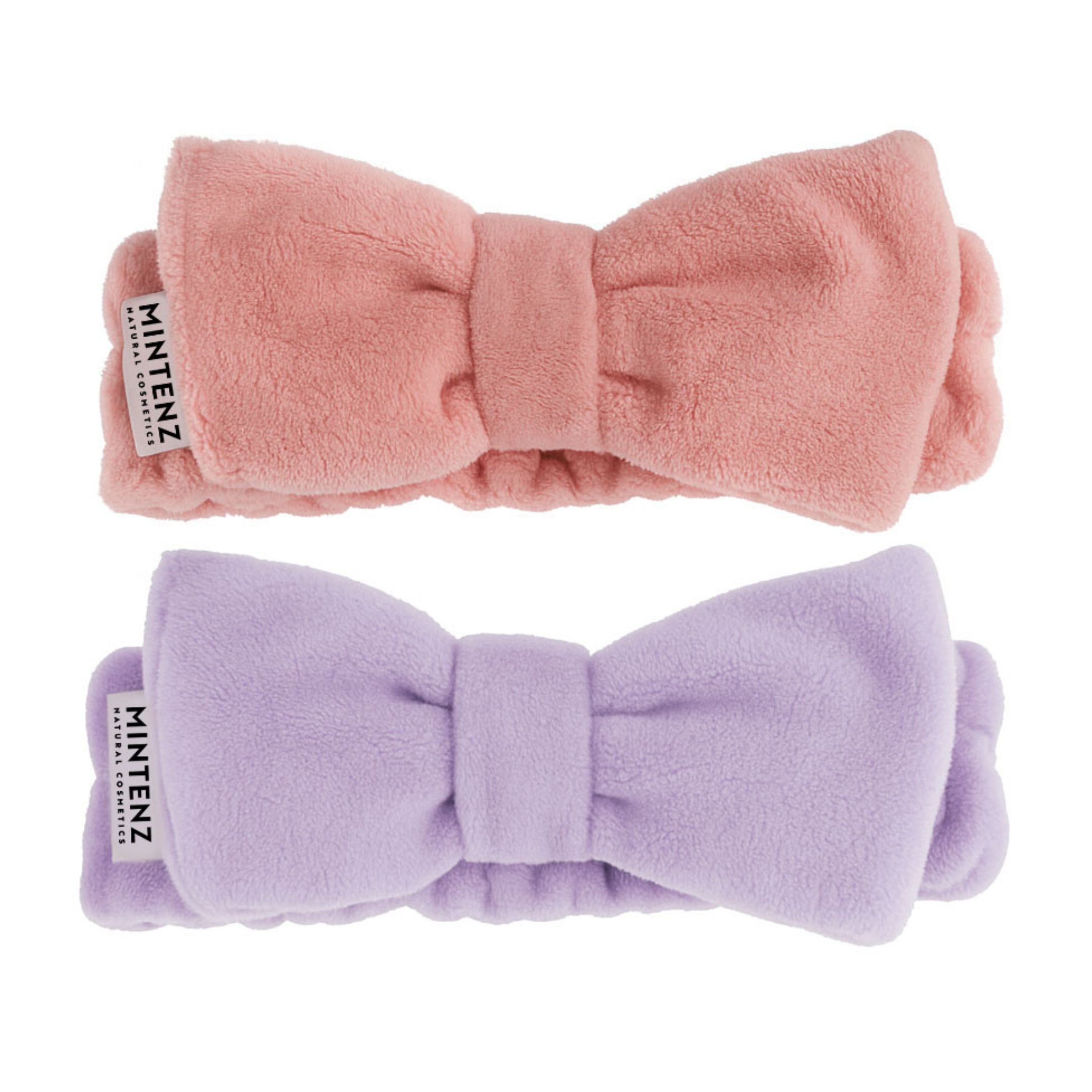 HaarbandMetStrik-Roze&Lila Haarband Met Strik Roze & Lila