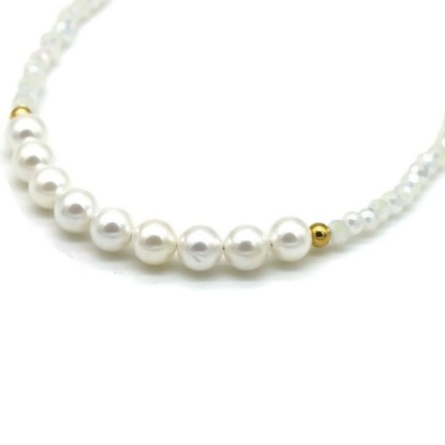 Alternative view of Stardust Pearl Necklace